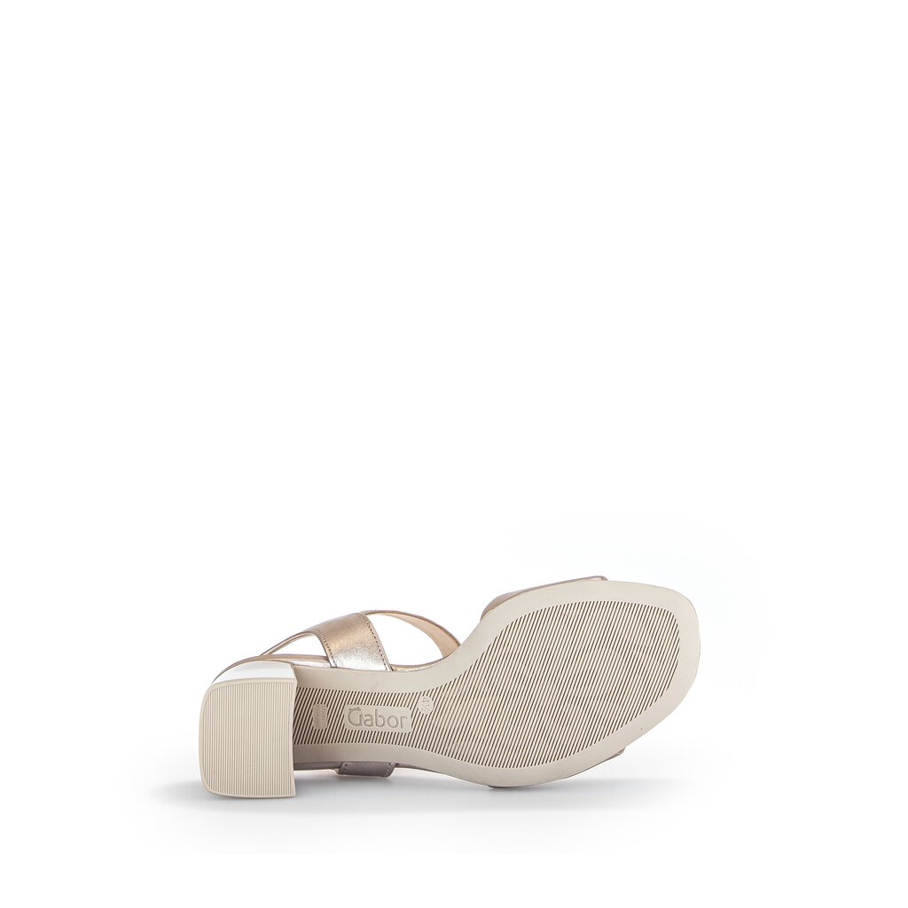 Gabor fashion Riemchensandale gold