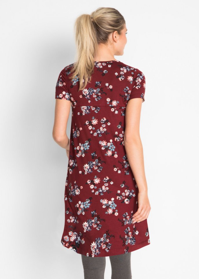 Kurzes Jerseykleid, Kurzarm