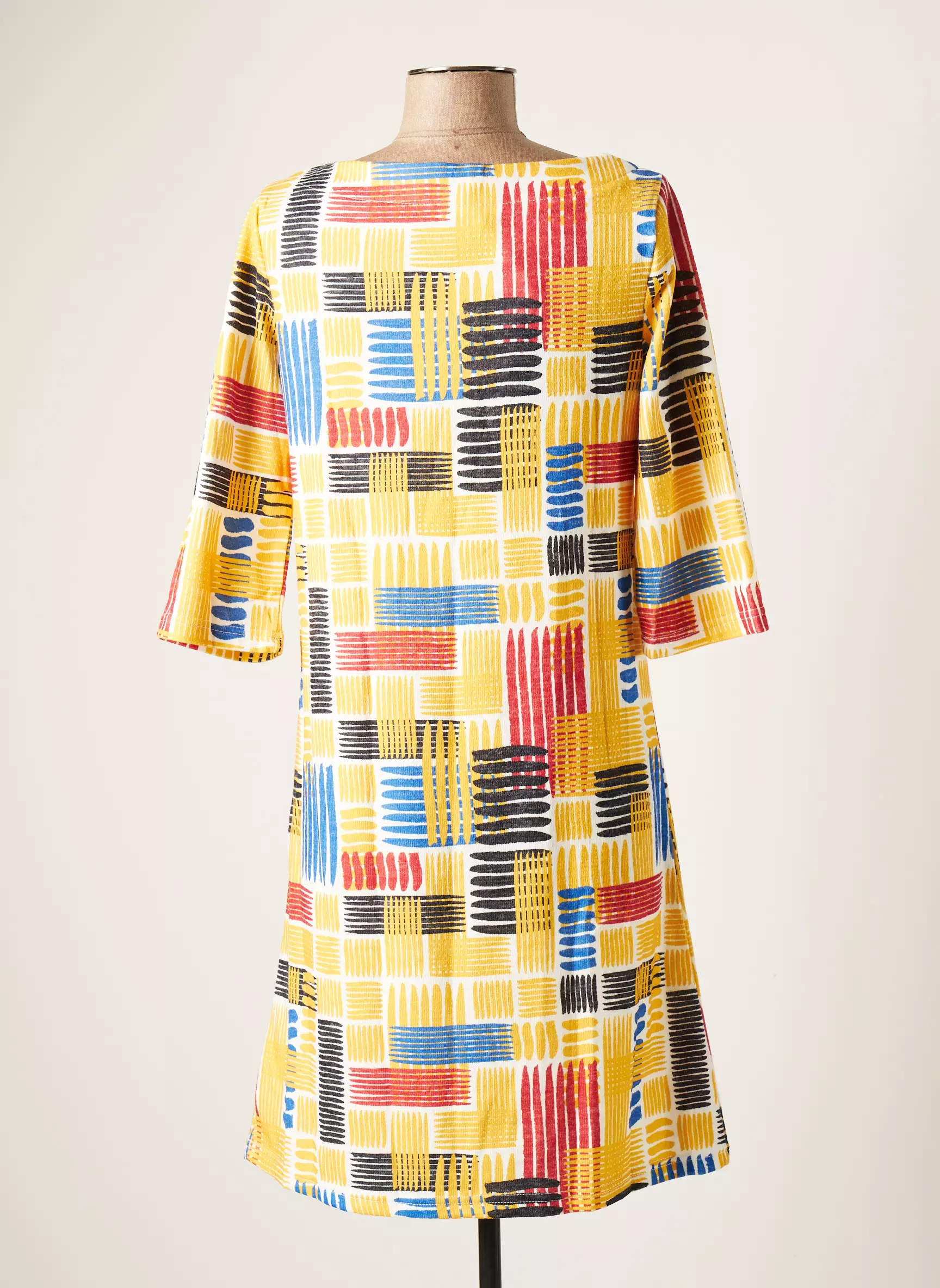 Vegas Robes Mi Longues Femme couleur jaune