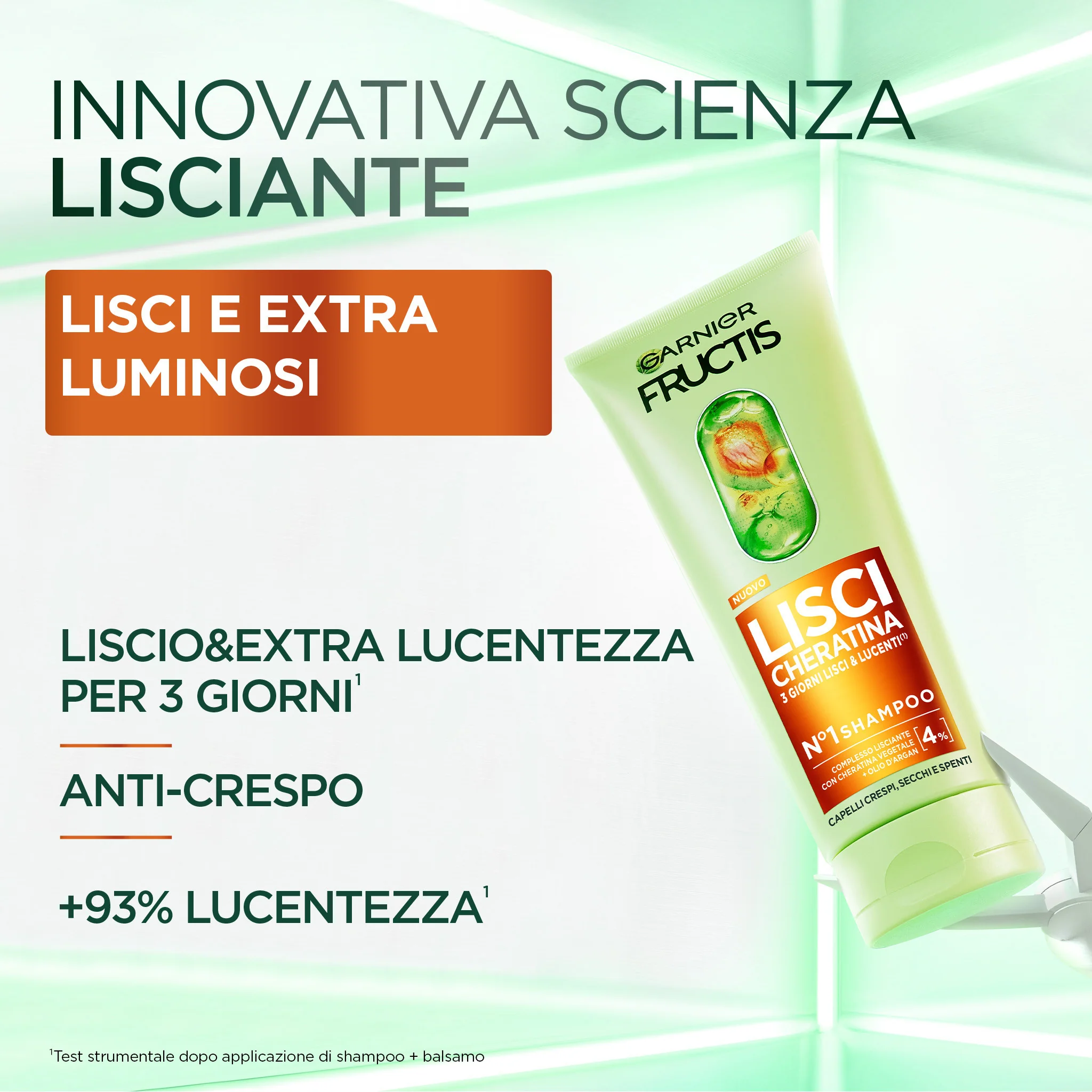 Fructis Fructis Smooth Keratin Shampoo - Silottava shampoo