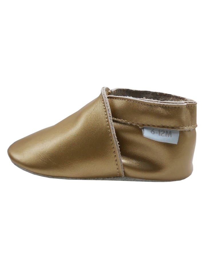 Yalion Baby Leder-Krabbelschuhe in Hellbraun günstig kaufen