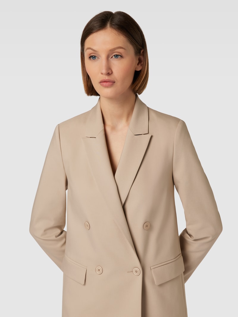 Blazer mit Reverskragen in sand