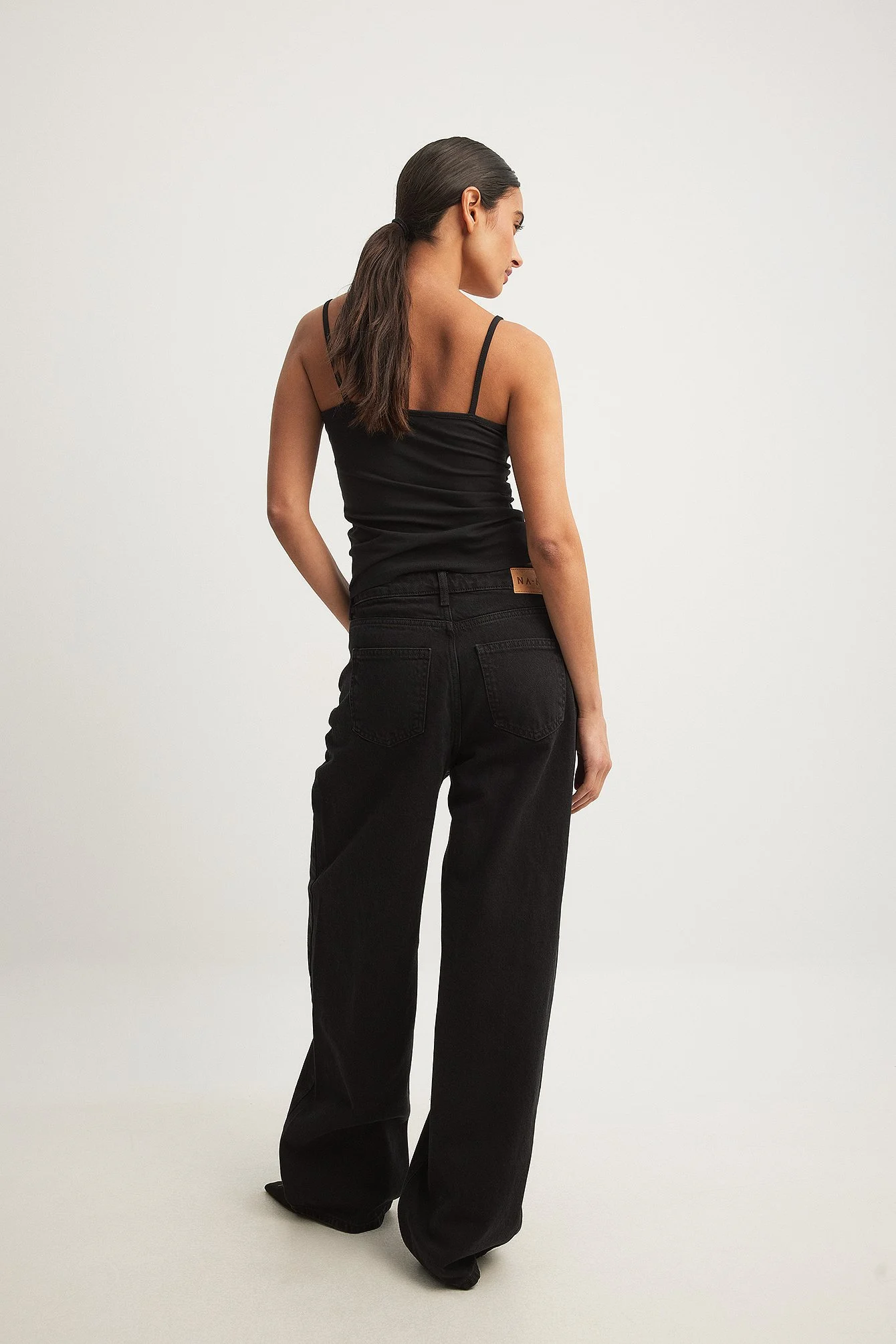 Lockere Jeans mit mittlerer Taille
