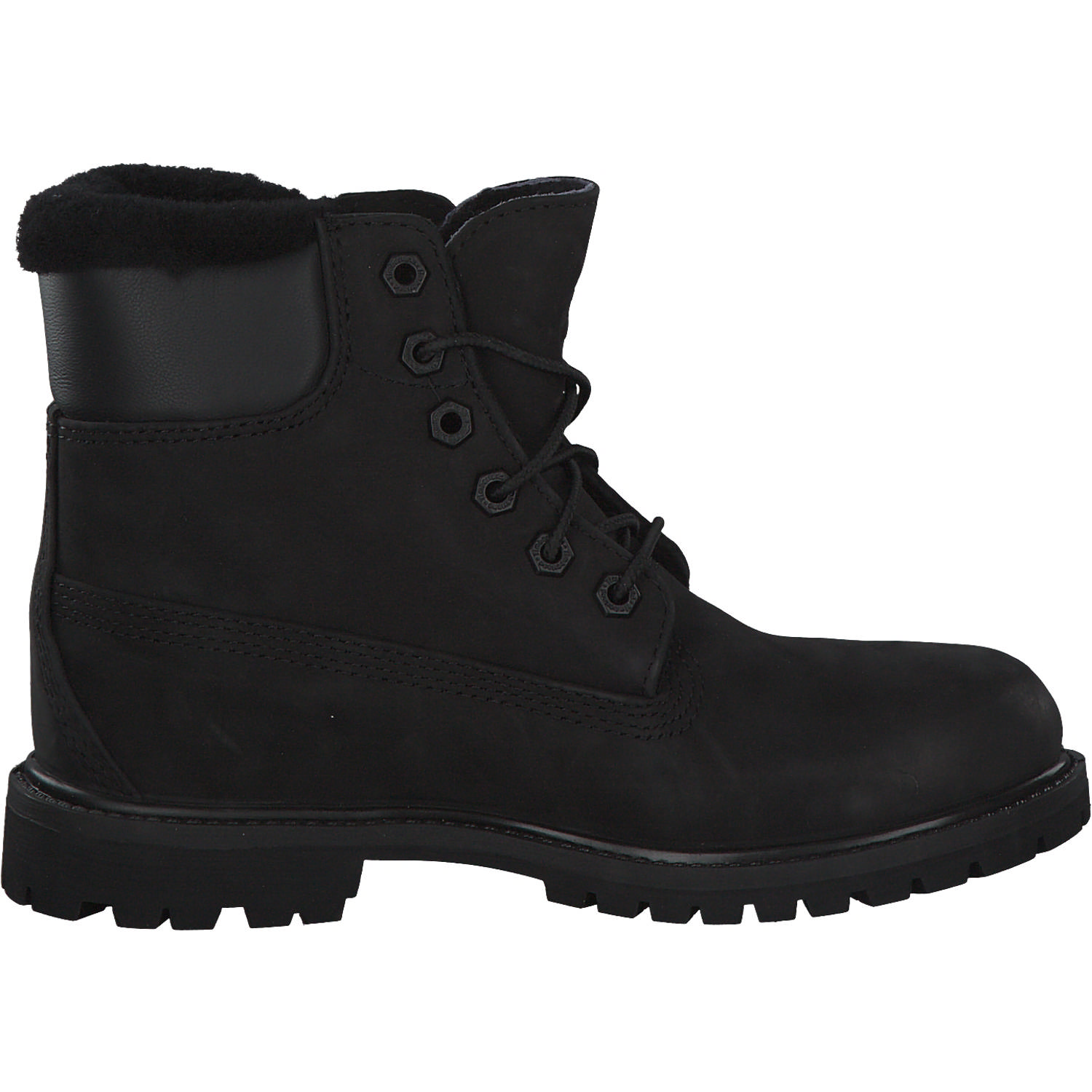 Timberland 6in Shearling Lined W, Winterstiefel, Damen, Schwarz (Black)