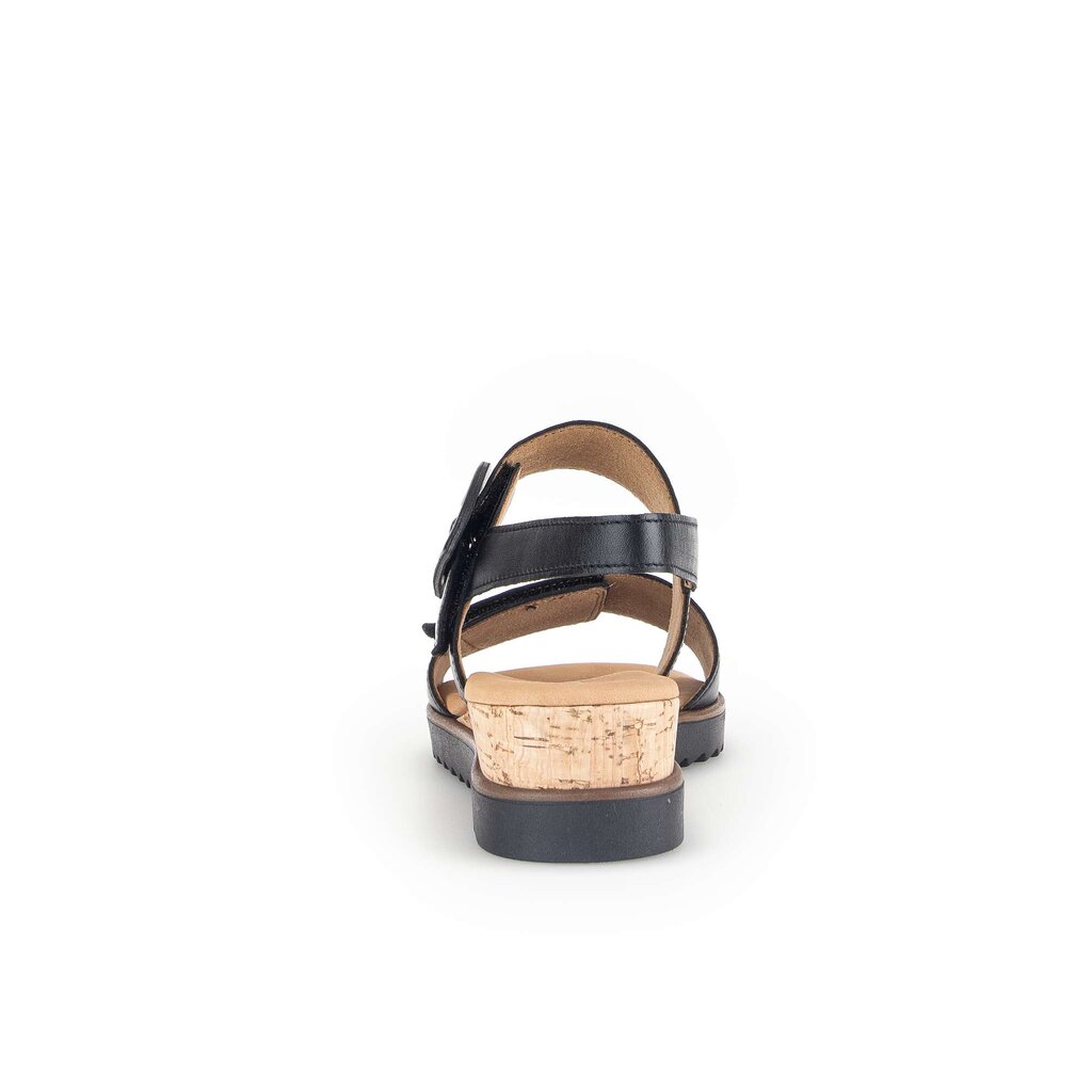 Gabor comfort Keilsandalette schwarz