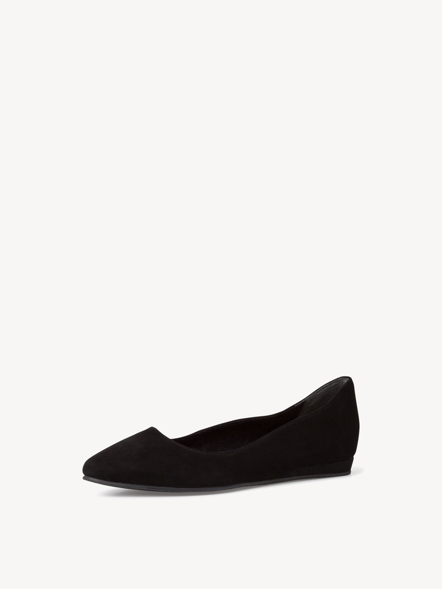 Ballerine en cuir - noir