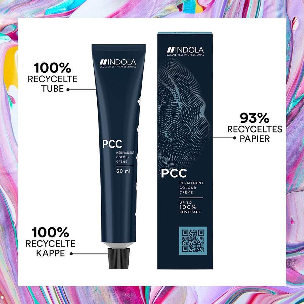 Indola PCC Permanente Haarfarbe Natural 1.0 Schwarz 60 ml