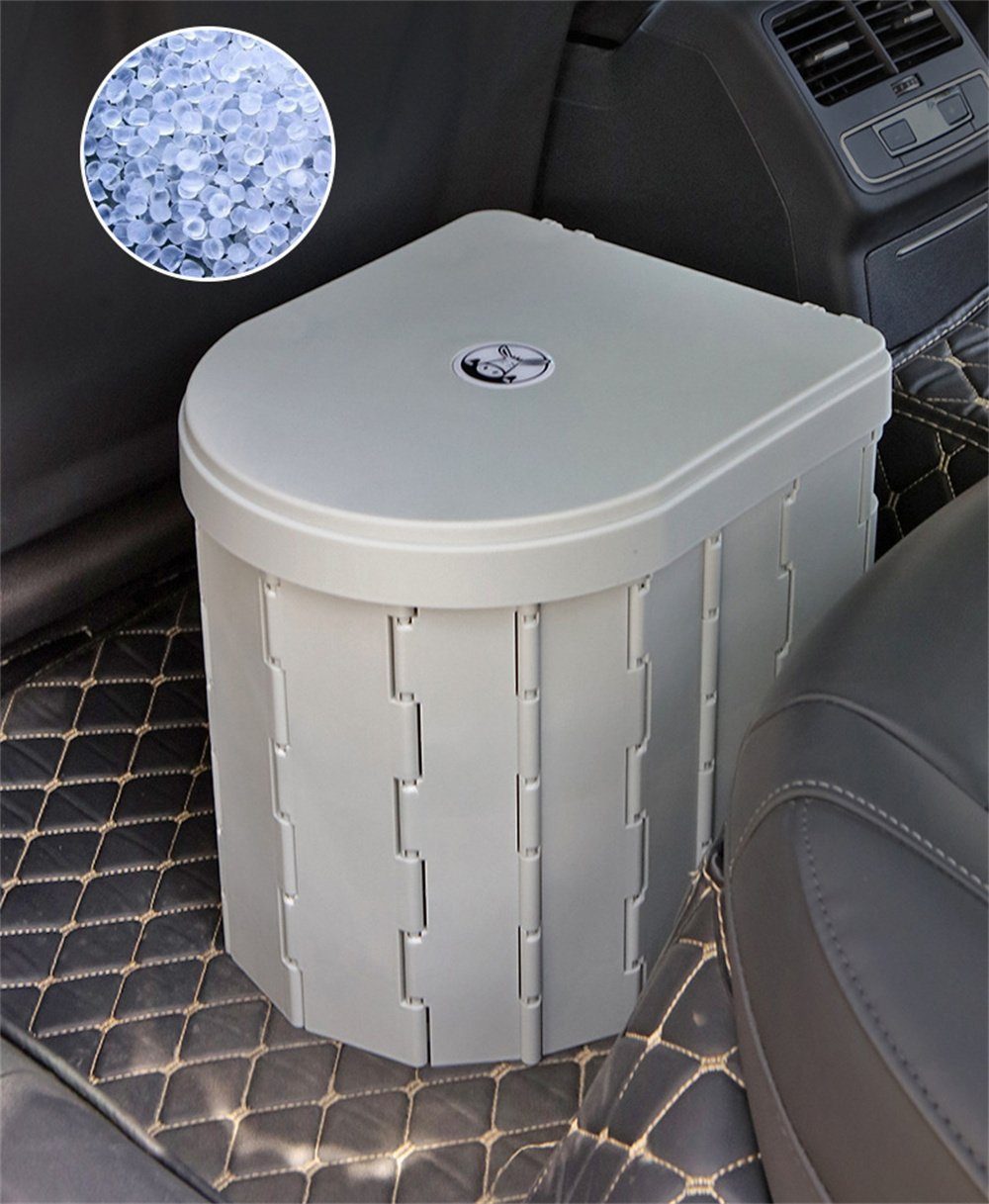 AROMUJOY Campingtoilette Tragbare Toilette für Camping, tragbar, zusammenklappbar, (1-St., faltbares Töpfchen für Autocamping), 30*33CM