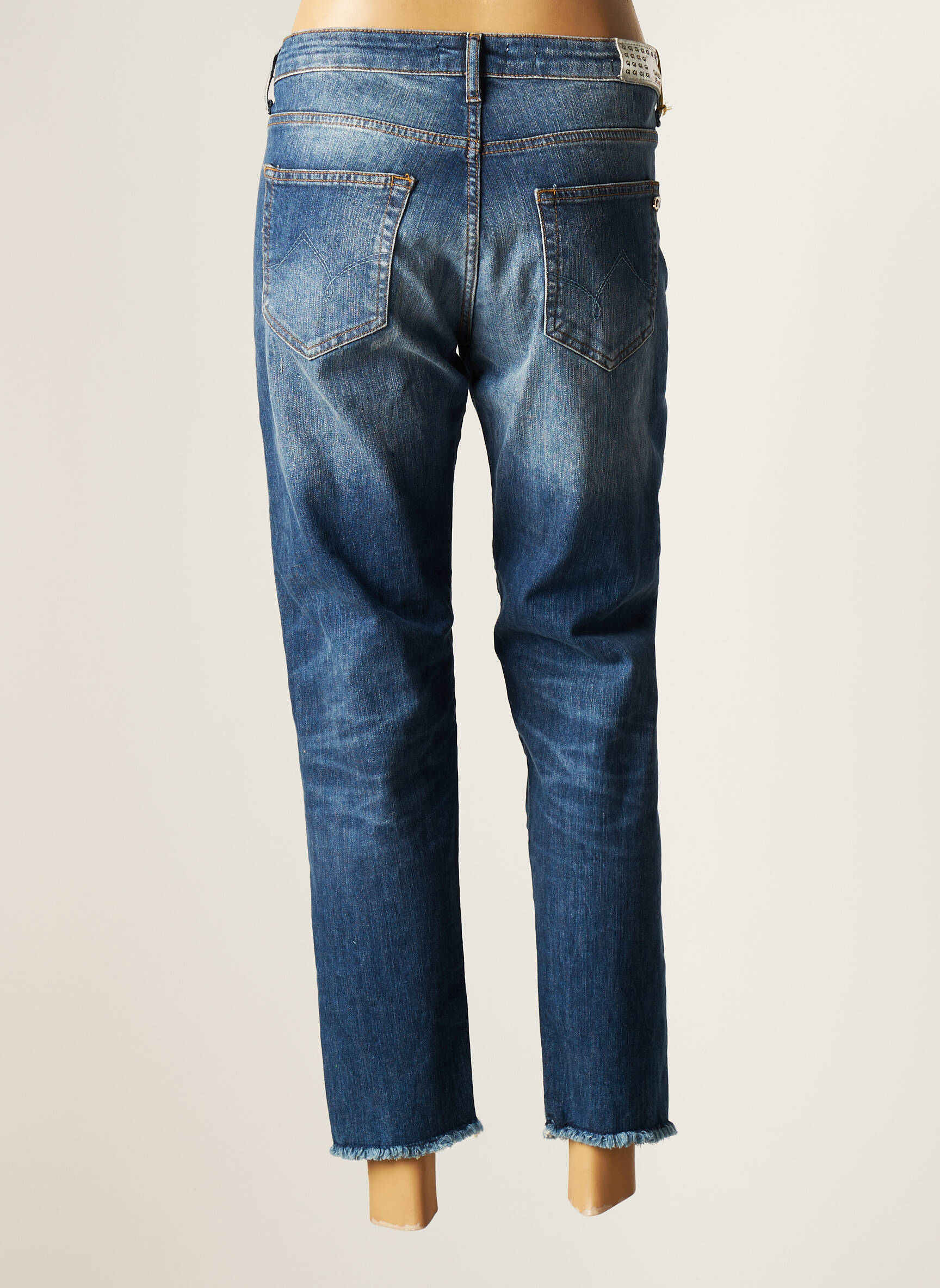 Gaudi Jeans Coupe Droite Femme couleur bleu