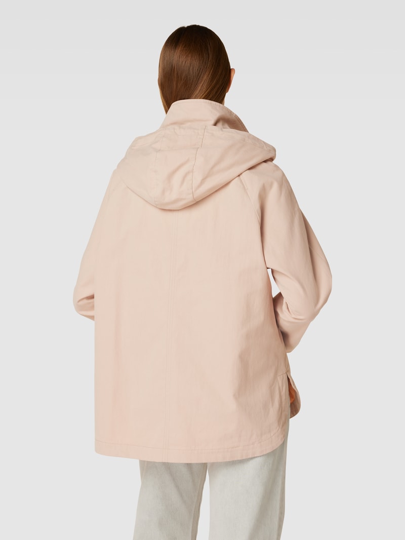 Jacke mit Kapuze in beige