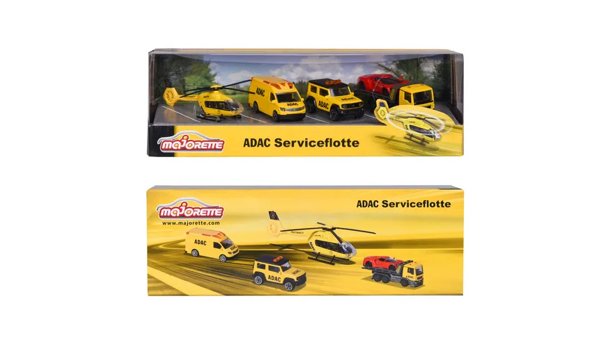 Majorette - Geschenkset ADAC Serviceflotte