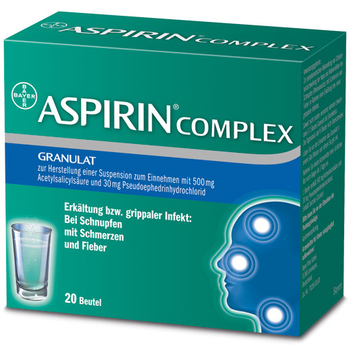 ASPIRIN COMPLEX Granulat  20 St  Granulat zur Herstellung einer Suspension zum Einnehmen