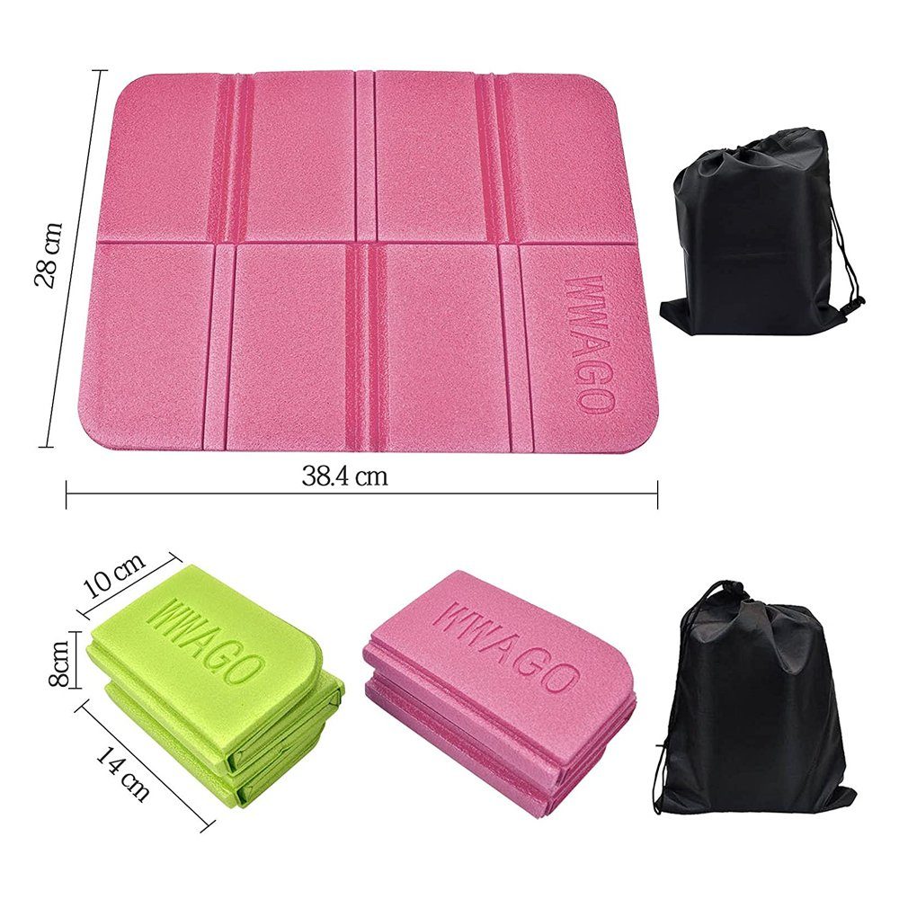 FeelGlad Sitzkissen Faltbares Schaumstoff-Sitzkissen, isoliertes, tragbares
