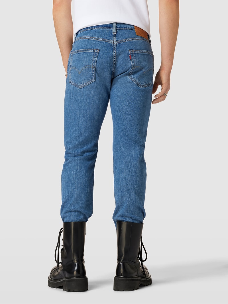 Jeans mit 5-Pocket-Design Modell 'SQUEEZY' in blau