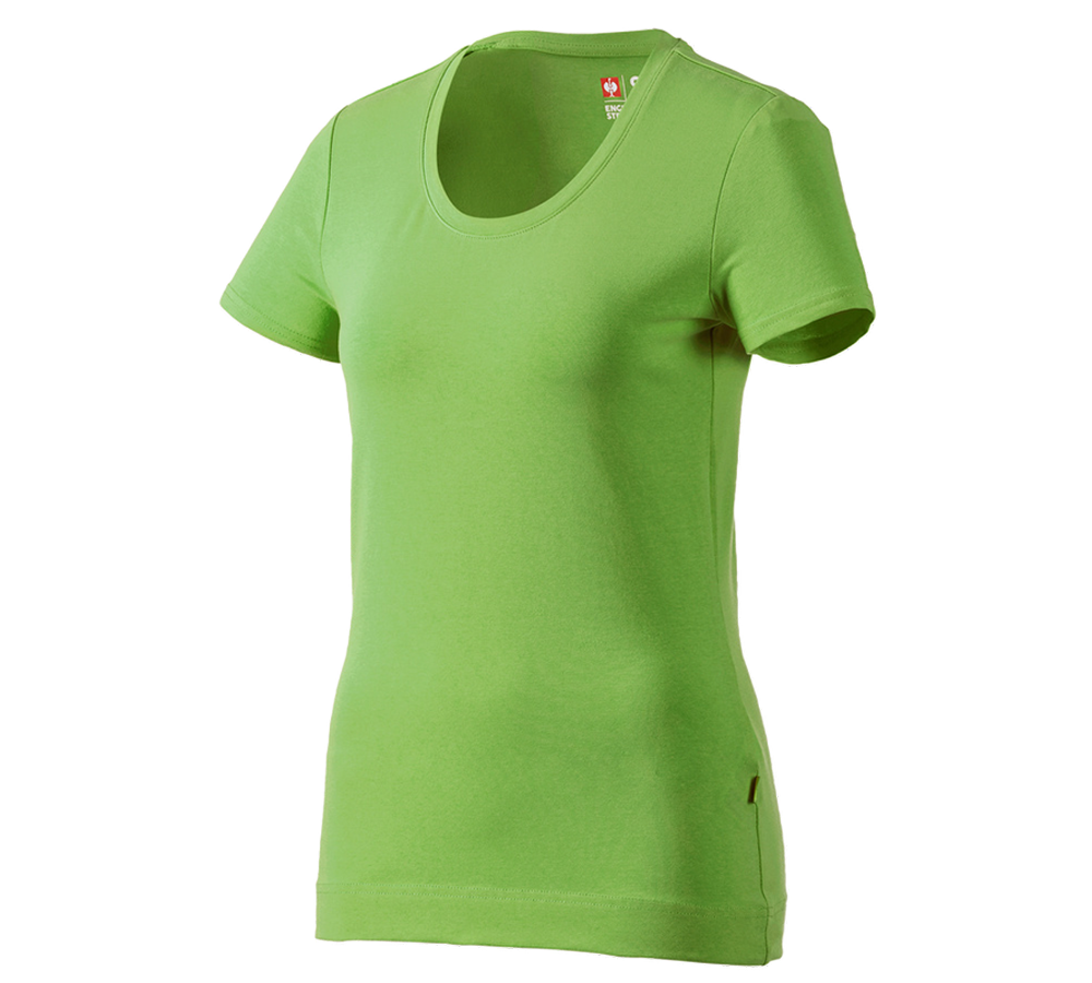 e.s. T-Shirt cotton stretch, Damen