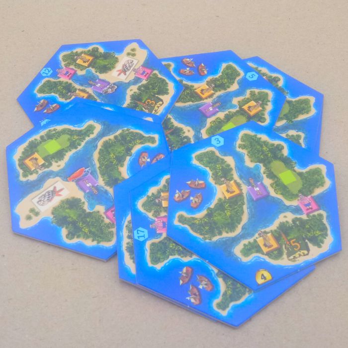 Spielfeld Hexagon Inseln (aus Big Kini)