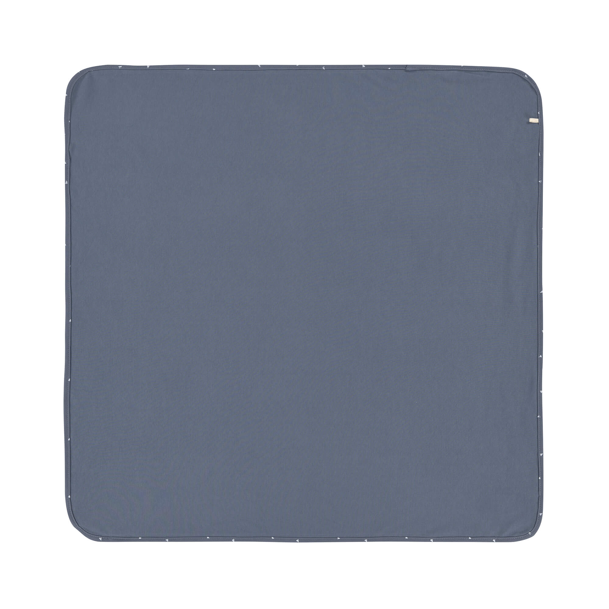 Babydecke - Bio Baumwolle, Triangle Blue