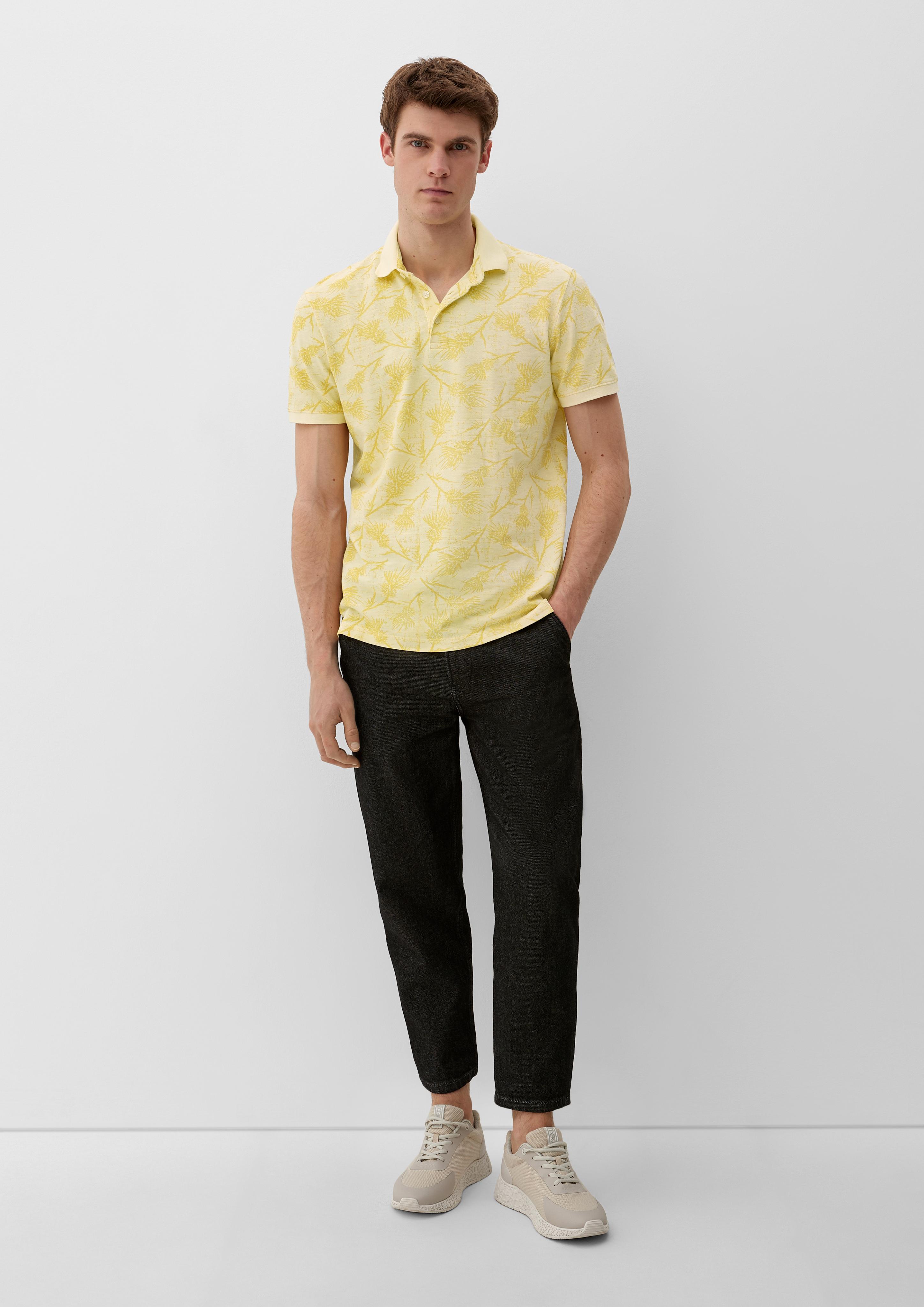Poloshirt mit Allover-Print  2129484-12B1