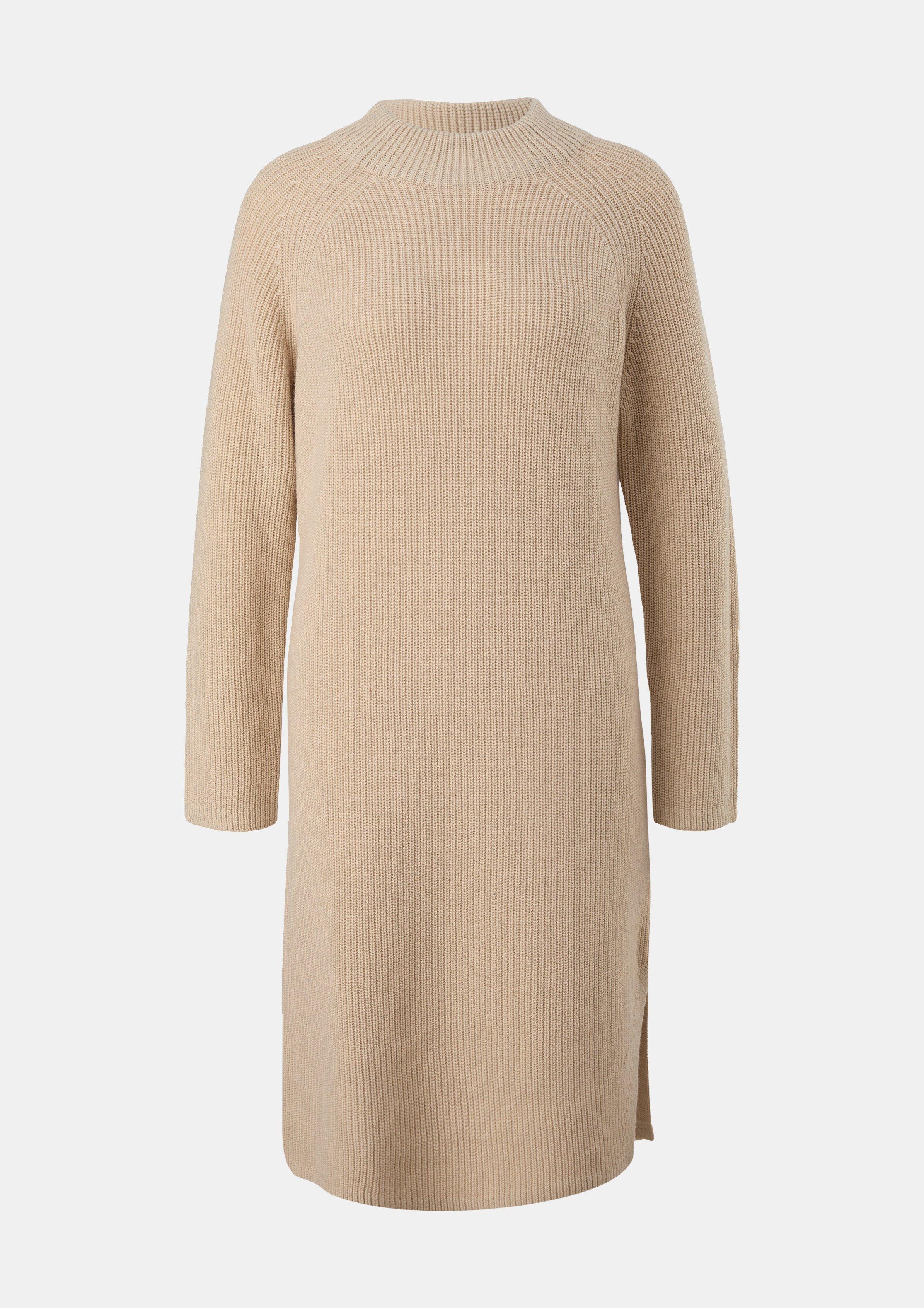 Strickkleid aus Wollmix - beige