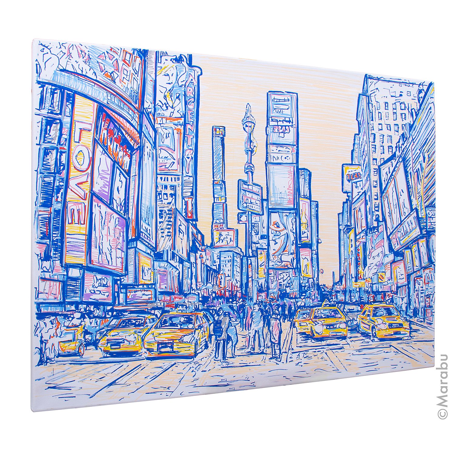 Marabu YONO Acrylmarker pastell, 6 Stifte