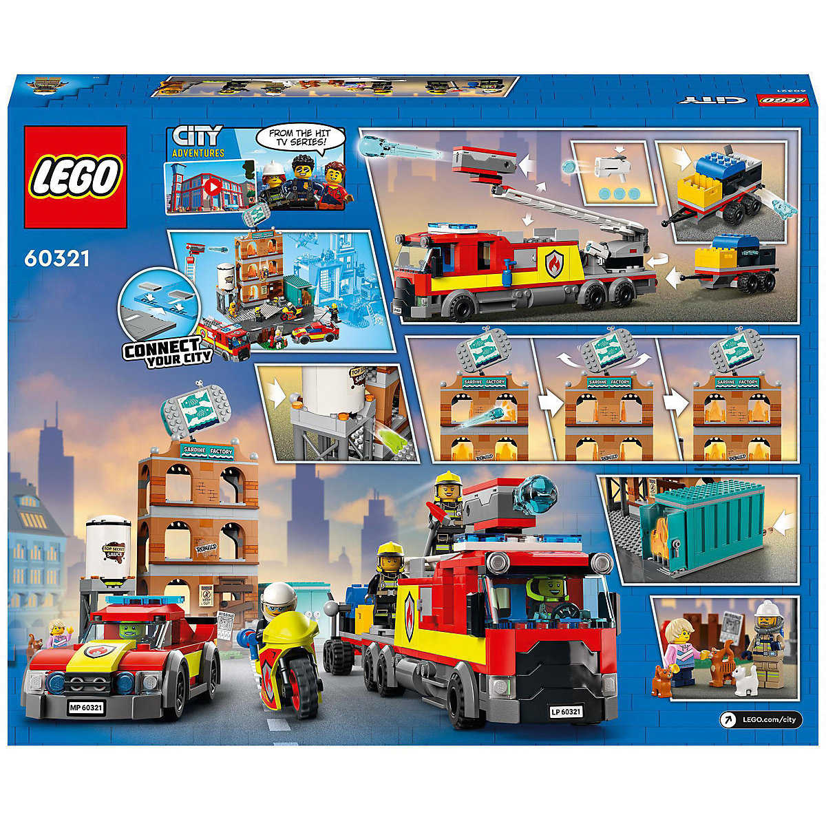 LEGO® City 60321 Feuerwehreinsatz mit Löschtruppe
