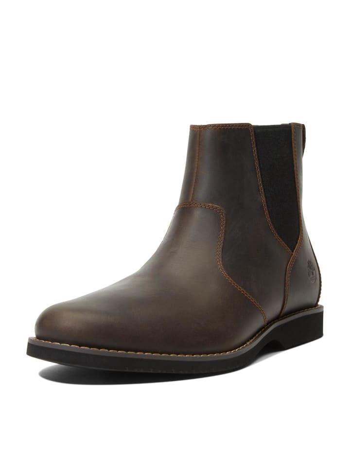 Timberland Stiefel Woodhull Mid Chelsea Boot in braun günstig kaufen