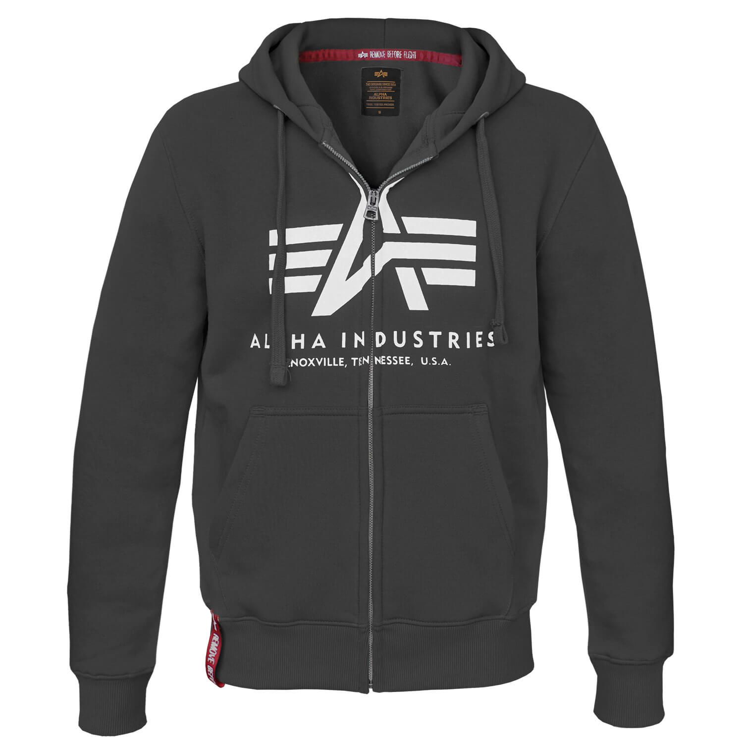 Basic Zip Hoody Kapuzen Jacke