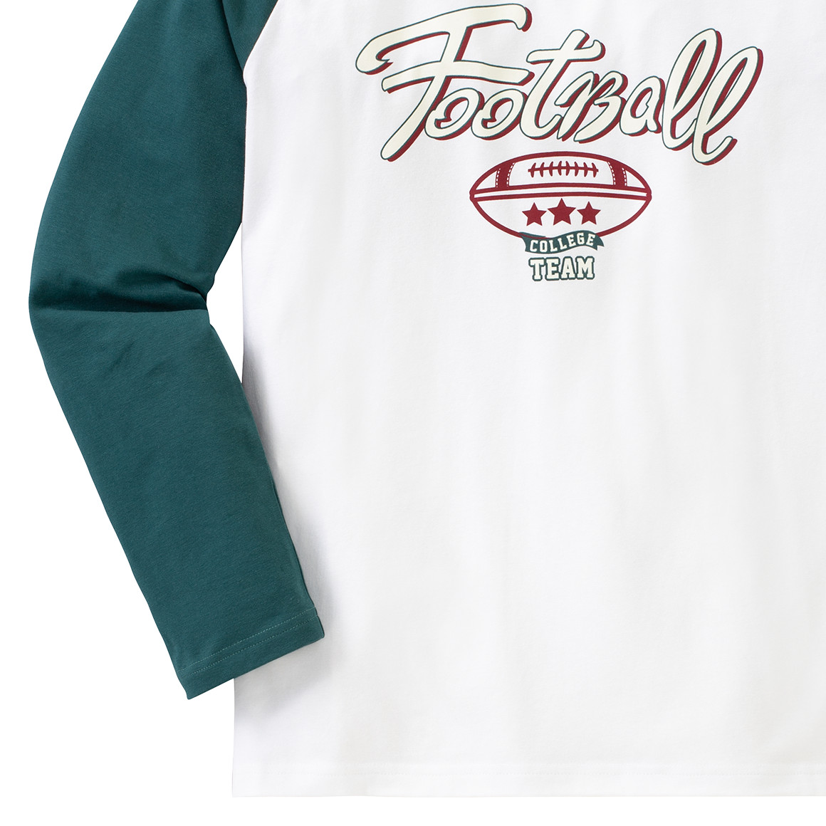 Jungen Langarmshirt mit Football-Print