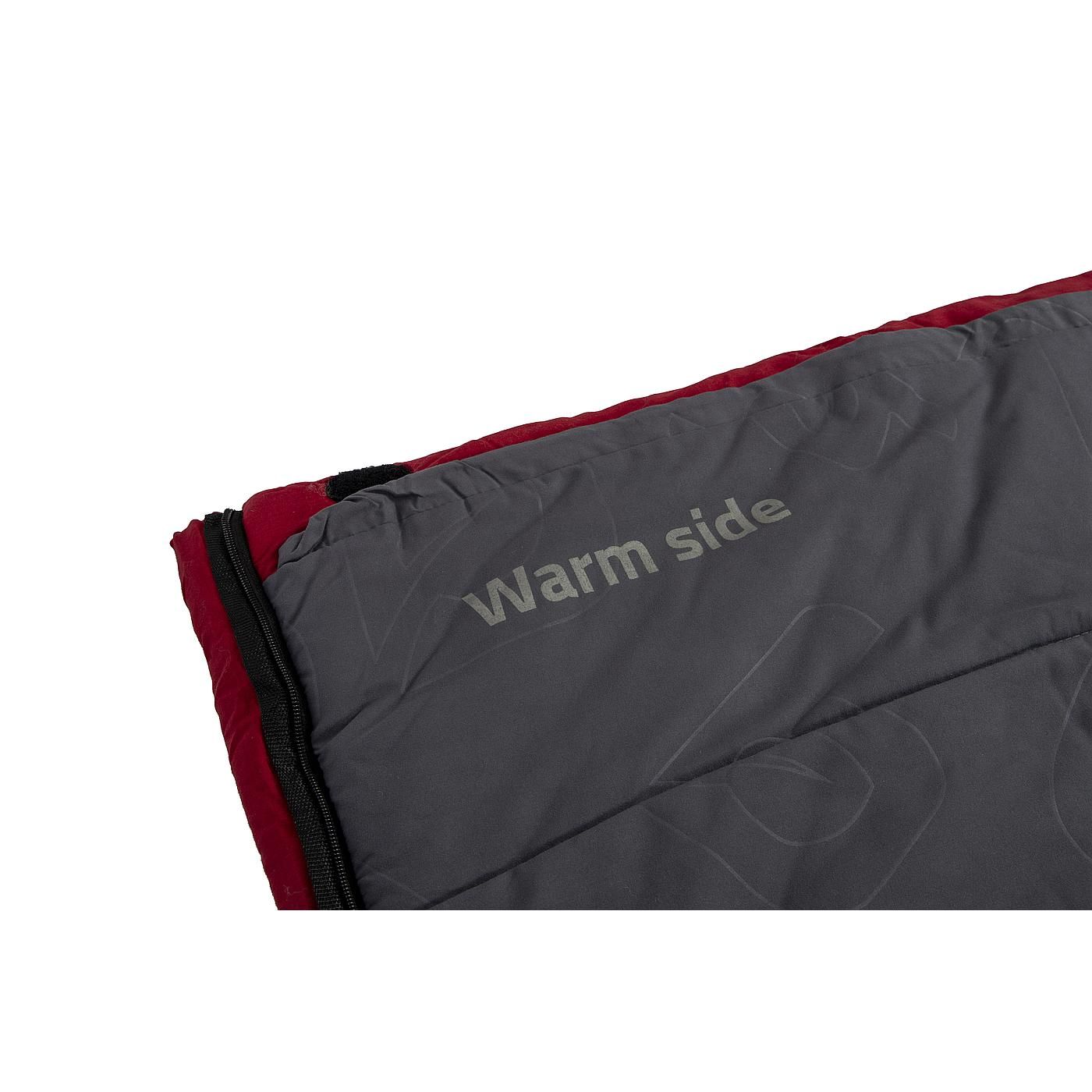 Bo-Camp Gramark XL 220 x 90 cm roten doppelseitiges Schlafsack