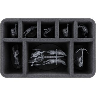 85mm Feldherr Schaumstoffeinlage für Stormcast Eternals - 8 Fächer
