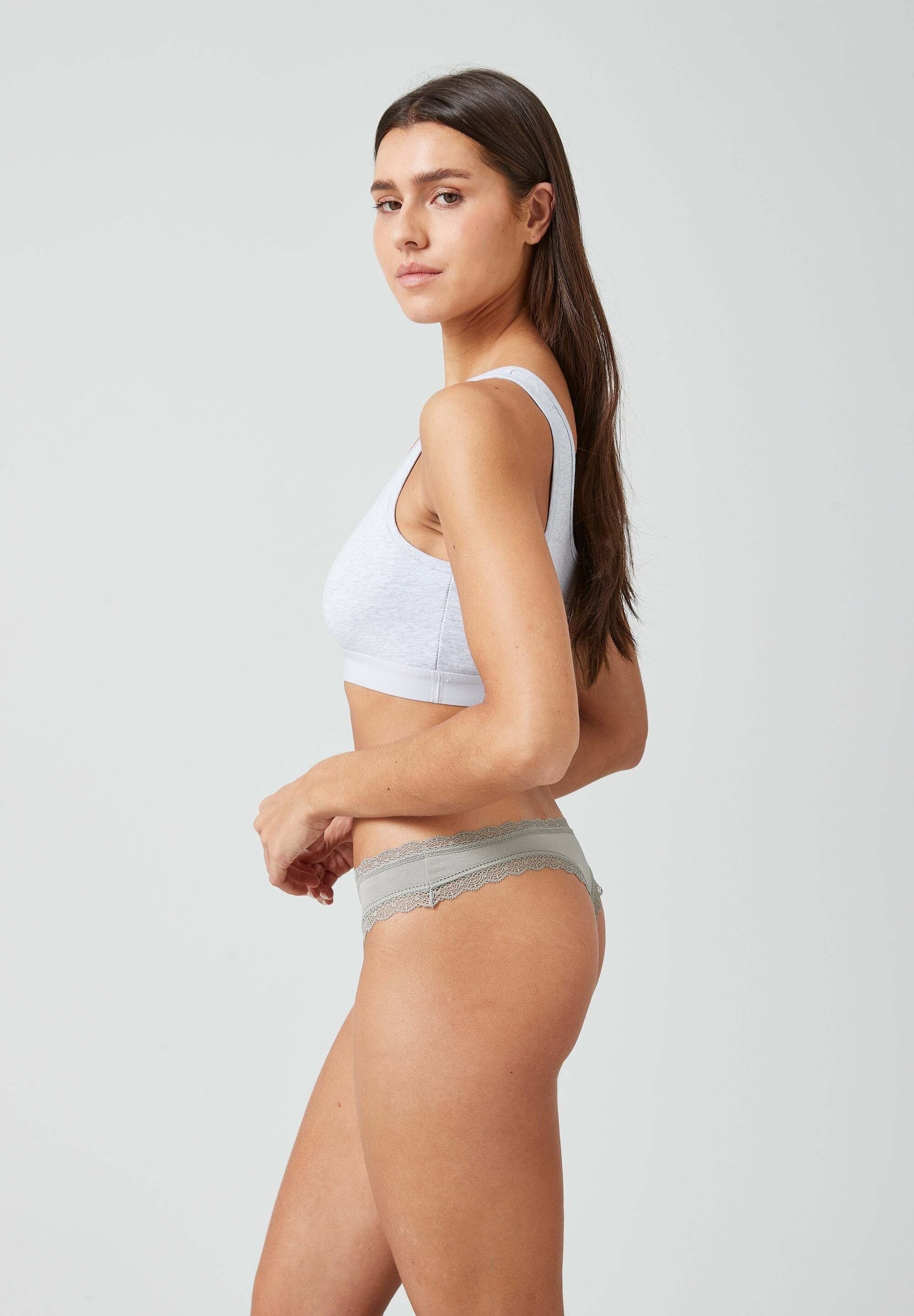 SNOCKS Tanga Unterwäsche Damen String Unterhosen Tanga (3-St) unsichtbar unter deiner Kleidung