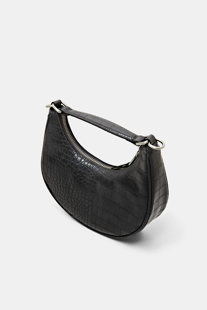Baguette-Tasche in Lederoptik