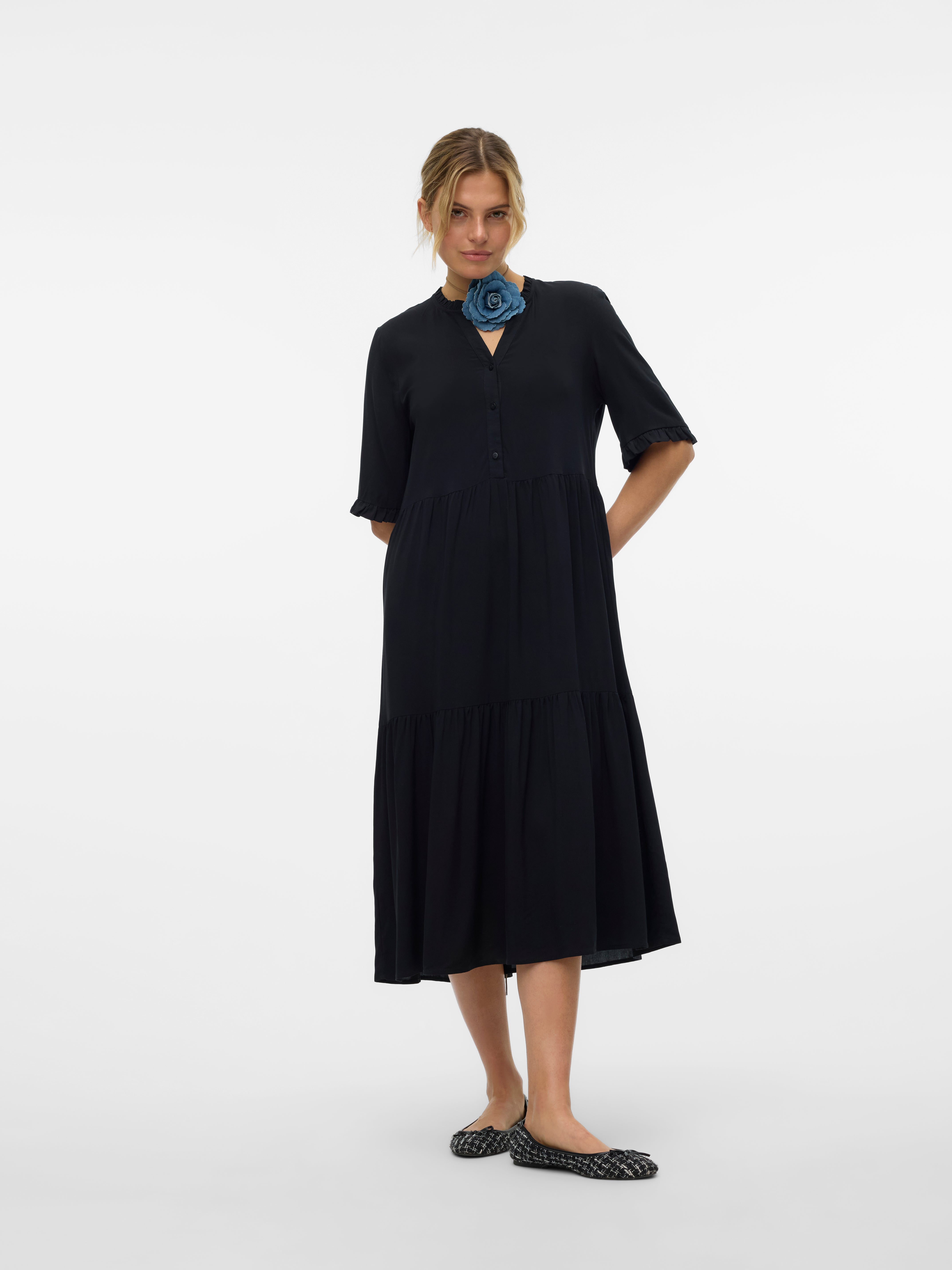 VMEASY Langes Kleid