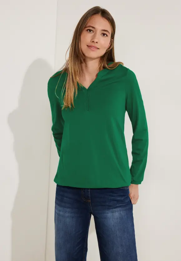 CECIL Langarmshirt mit Gummibund