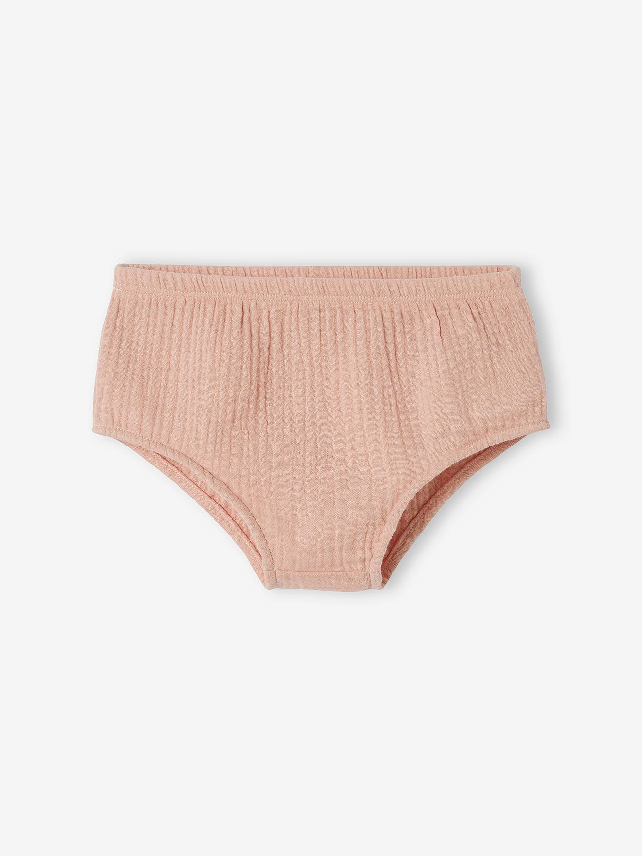Vertbaudet Mädchen Baby Slip für Kleider - wollweiß