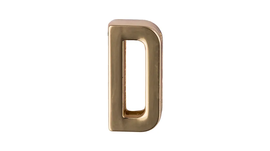 OHLALA! Golden Letter D für Personalize Cover & Sleeve