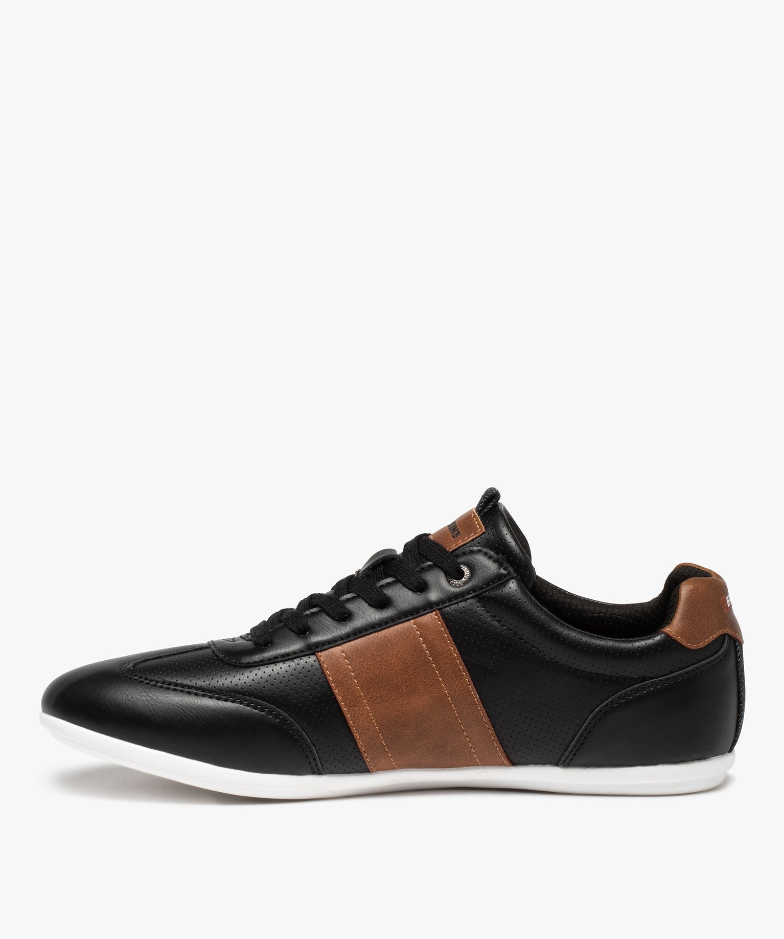 Baskets homme à lacets et semelle fine - Redskins noir | GEMO