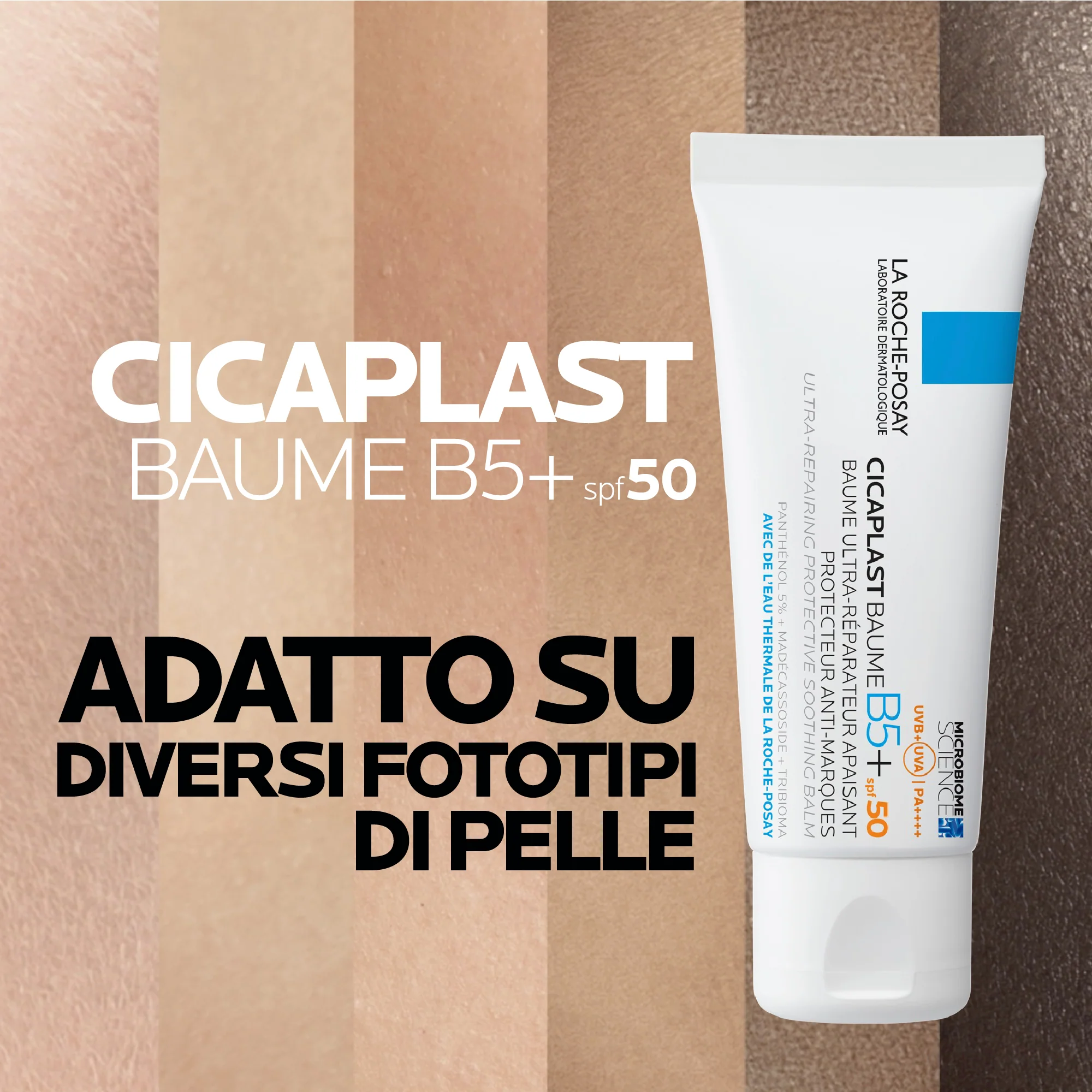 Cicaplast Cicaplast Baume B5+ SPF50 - pomirjujoča dnevna krema, zaščitni tretmaji, krema za telo