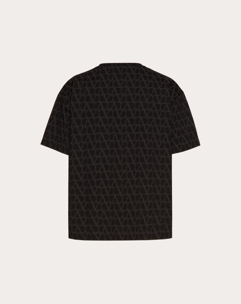 Camiseta de algodão com estampa Toile Iconographe