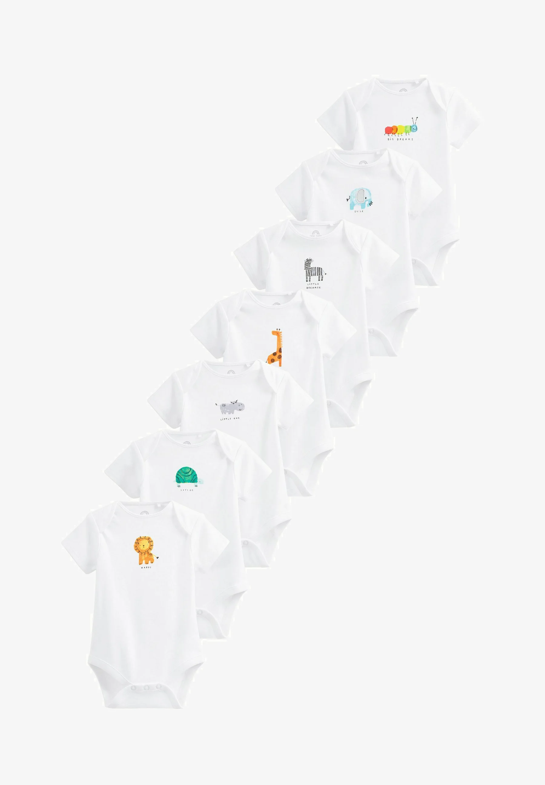 Siguiente BODYS DE BEBÉ PACK DE 7 - Bodies
