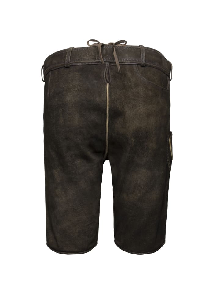 KRÜGER Lederhose Theodor in braun günstig kaufen