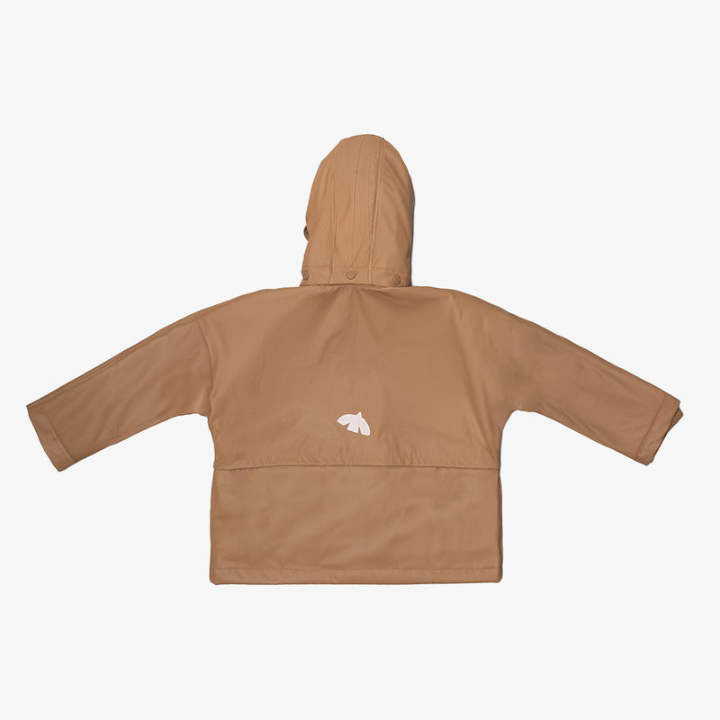aarhus rain jacket caramel - Braun
