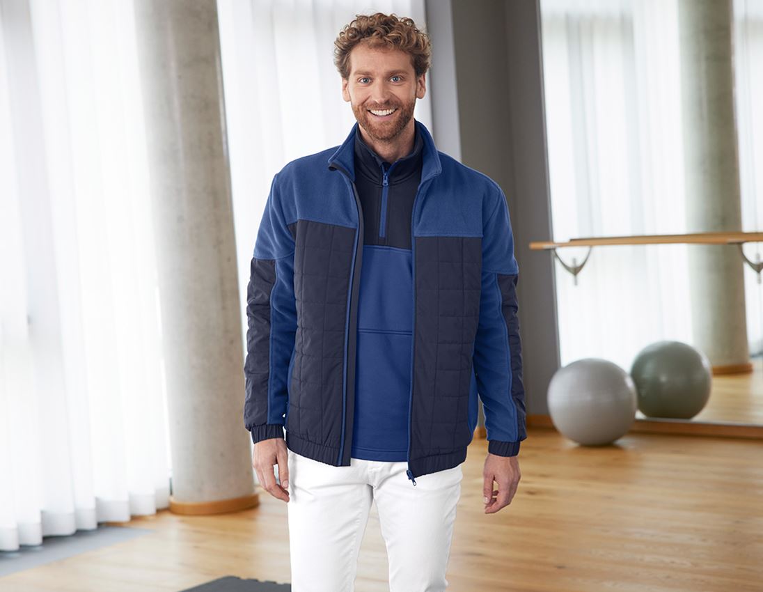Hybrid Fleecejacke e.s.concrete