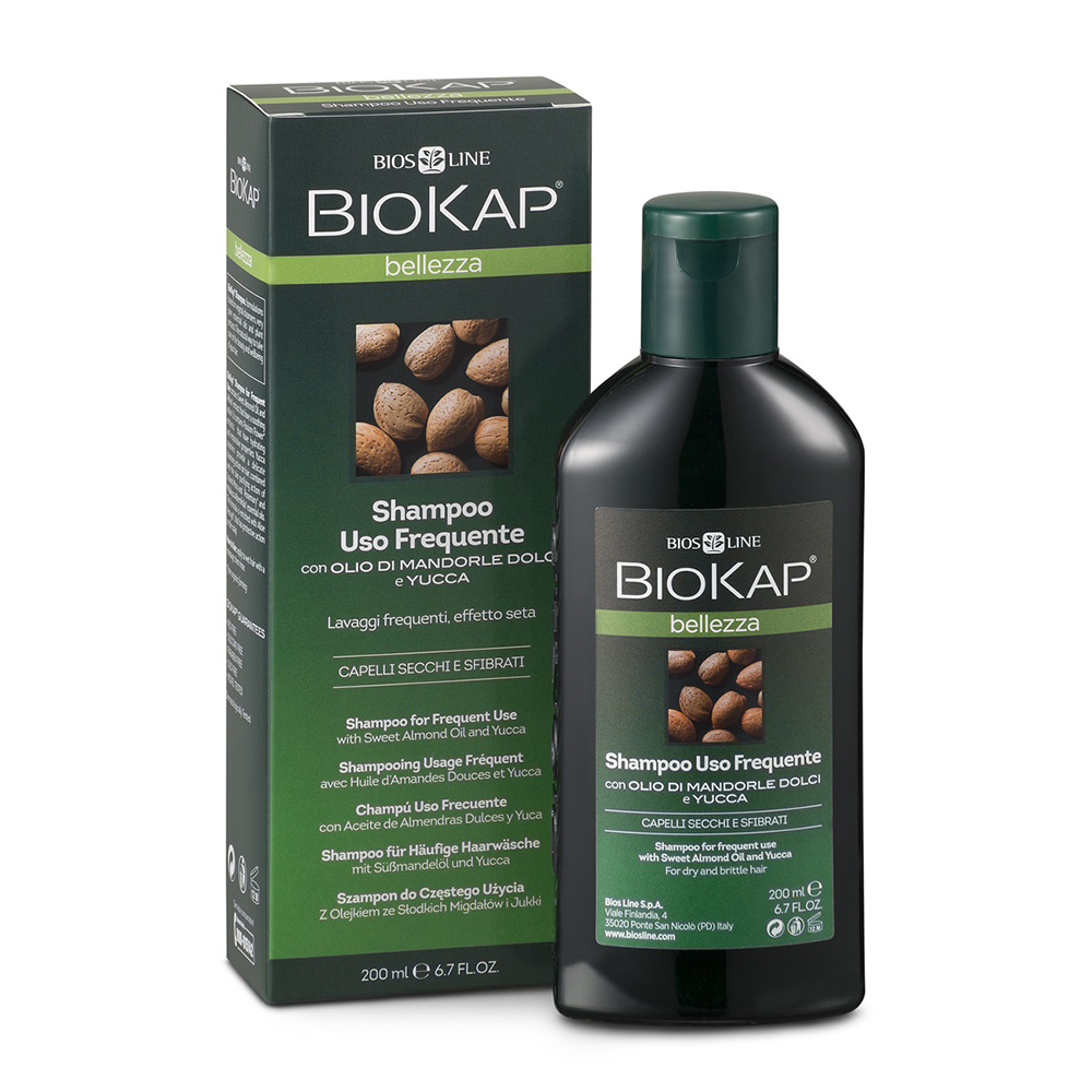 biokap SHAMPOOING USAGE FRÉQUENT SHAMPOOING NATUREL, IDÉAL POUR USAGE FRÉQUENT ET TOUS TYPES DE CHEVEUX