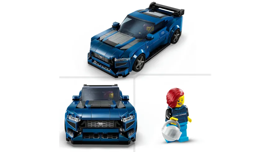LEGO Speed Champions 76920 Ford Mustang Dark Horse Sportwagen Auto-Spielzeug