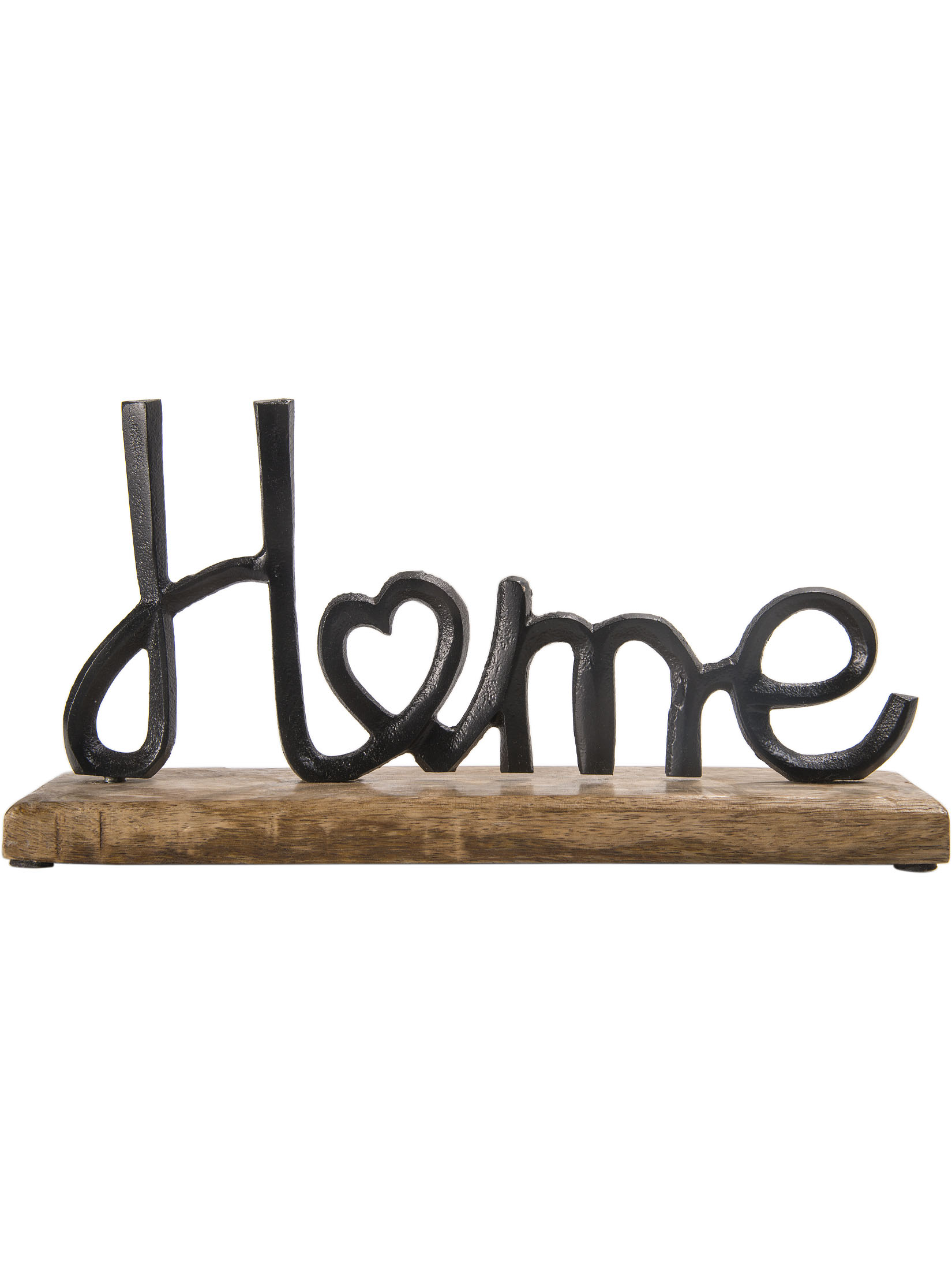 Home Aufsteller, Schwarz/Eiche