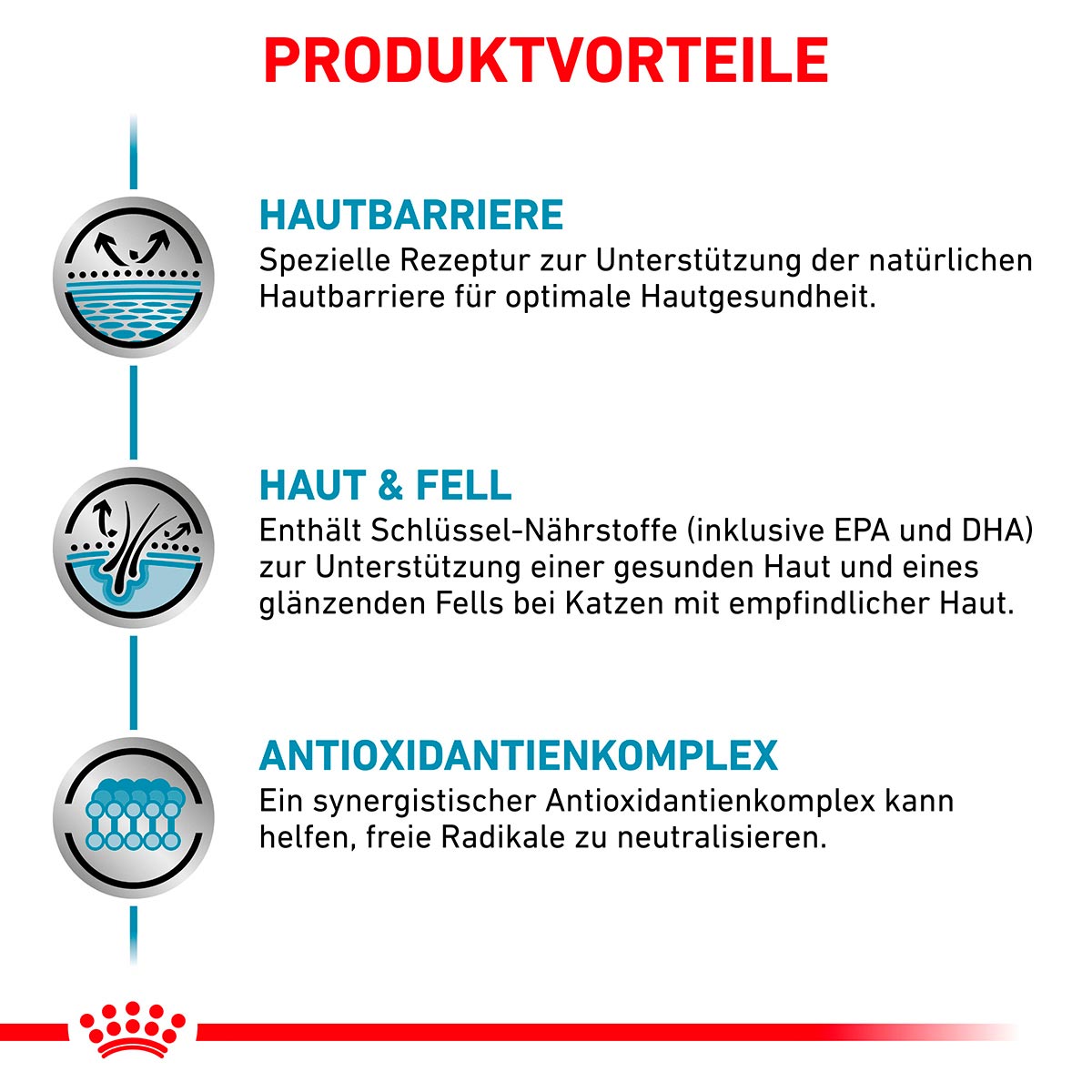 ROYAL CANIN Veterinary SKIN & COAT Nassfutter für Katzen 12x85g