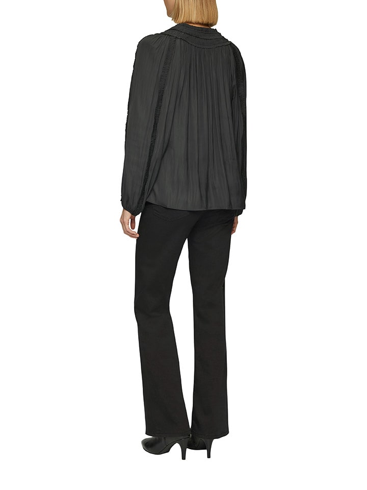 comma Bluse in Schwarz günstig kaufen