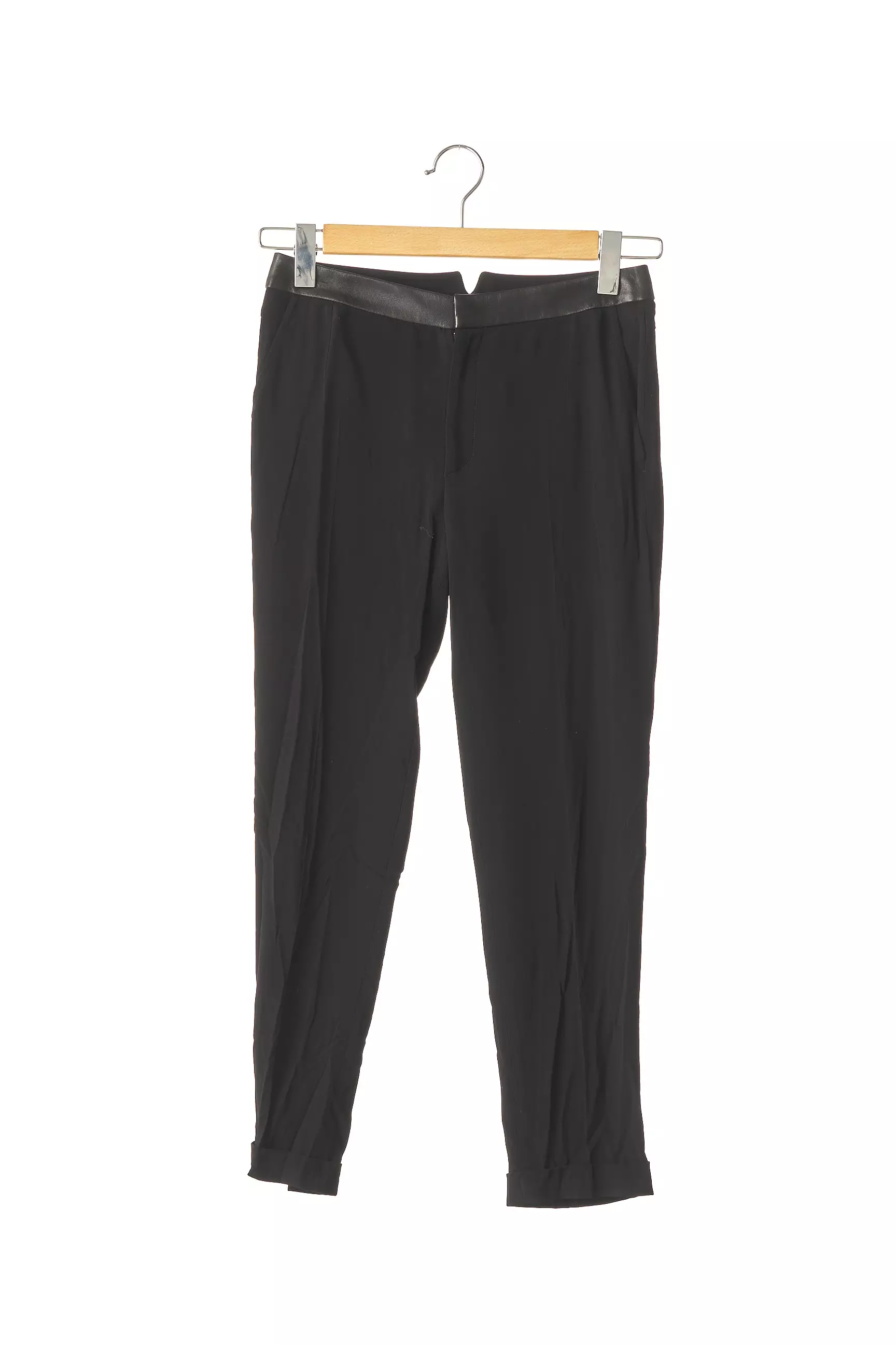 The Kooples Pantalons Slim Femme couleur noir