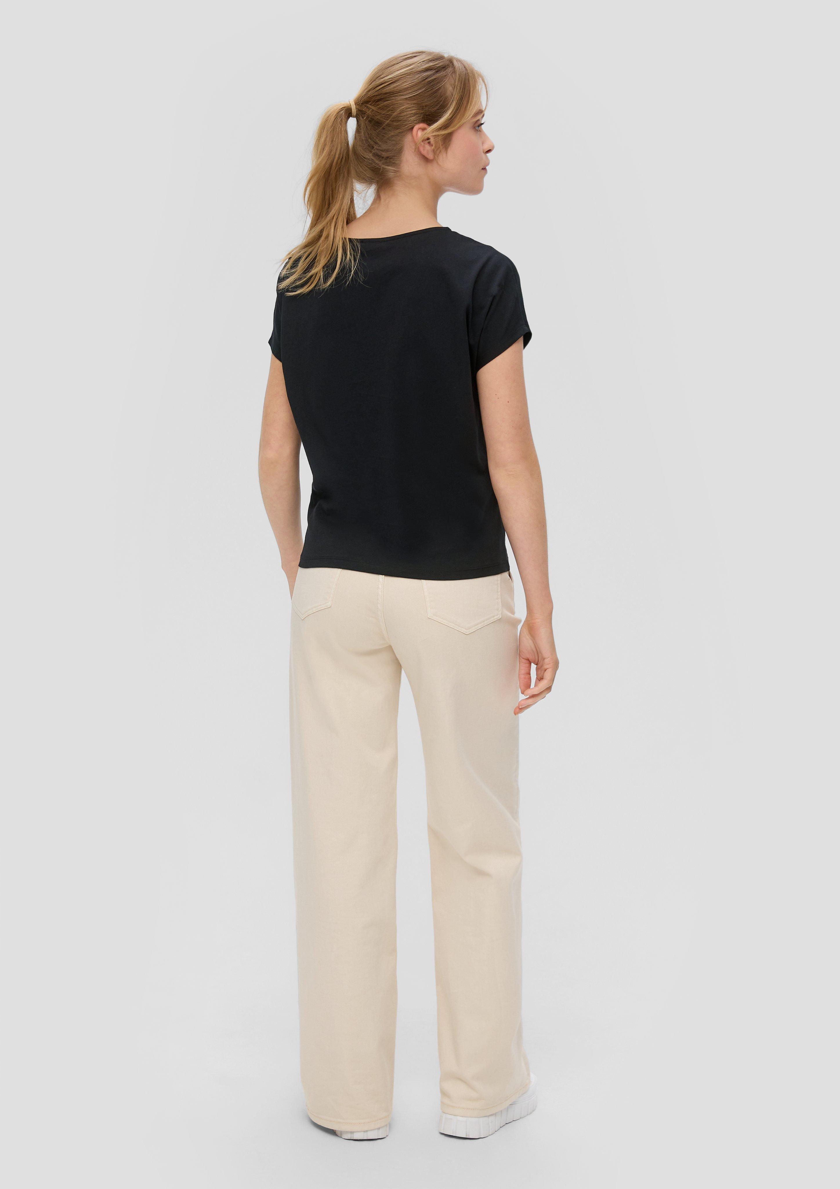 Baumwoll-T-Shirt mit Spitzendetails  2157738-9999